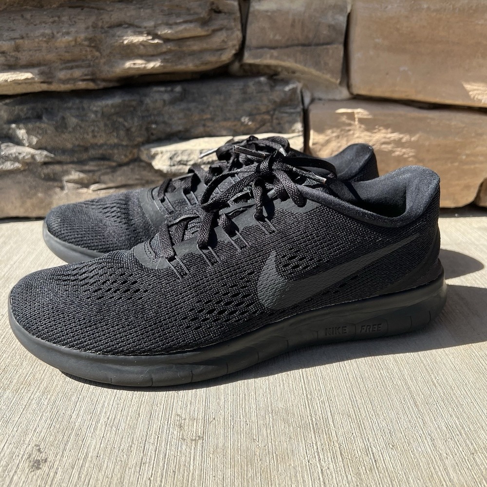 Nike Shoes Women Size 9 Free RN Black Training Running 831509-002 Sneakers